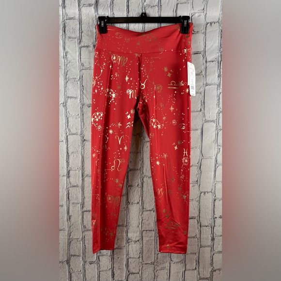 Nanette Lepore Size:L Women Play Compression Leggings Granberry/Rose Gold - Picture 1 of 11